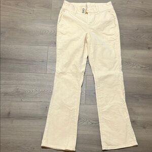 American Eagle Cream Corduroy Pants